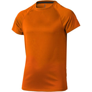 T-shirt publicitaire cool fit manches courtes pour enfants Niagara Orange