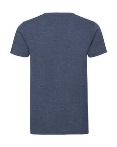 T-shirt homme col v hd publicitaire | Fahd Bright Navy Marl