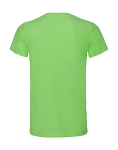 T-shirt homme col v hd publicitaire | Fahd Green Marl