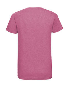 T-shirt homme col v hd publicitaire | Fahd Pink Marl