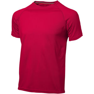 T-shirt publicitaire cool fit manches courtes pour hommes Serve Rouge