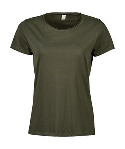 T-shirt publicitaire femme manches courtes | Dalmose Olive