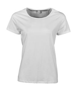 T-shirt publicitaire femme manches courtes | Dalmose White