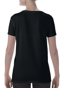 T-shirt femme col bateau publicitaire | Maniwaki Black