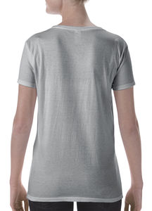 T-shirt femme col bateau publicitaire | Maniwaki Sport Grey