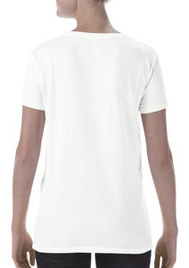 T-shirt femme col bateau publicitaire | Maniwaki White