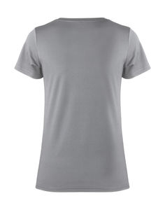 T-shirt publicitaire femme manches courtes | Women`s Impact Softex® Cloudy Grey