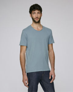 T-shirt homme teint en pièce | Stanley Imagines Vintage Garment Dyed Citadel Blue