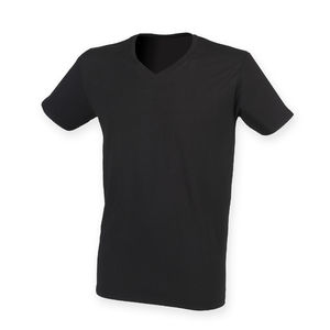 Tee-Shirts pub The Feel Good V-Neck Men SF122 Black