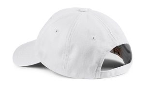 Bonnet publicitaire | Solid Brushed Twill Cap White