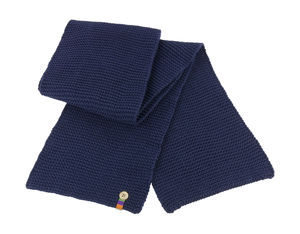 Écharpe publicitaire | Button Trim Scarf Navy