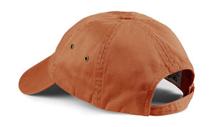 Bonnet publicitaire | Solid Low-Profile Twill Cap Burnt Orange