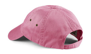 Bonnet publicitaire | Solid Low-Profile Twill Cap Charity Pink