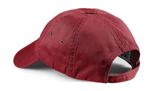 Bonnet publicitaire | Solid Low-Profile Twill Cap Red