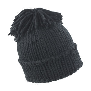 Bonnet publicitaire | Spider Pom Pom Black