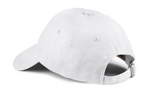 Bonnet personnalisé | Solid Low-Profile Brushed Twill Cap White