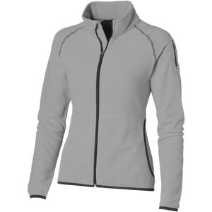 Veste publicitaire micro-polaire full zip femme Drop Shot Gris