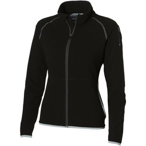 Veste publicitaire micro-polaire full zip femme Drop Shot Noir