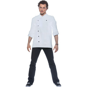 Blouse de Cuisine Personnalisée - Zare Blanc