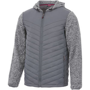 Veste personnalisée hybride thermale Hutch Gris