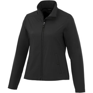 Veste personnalisée softshell White Label femme Karmine Noir