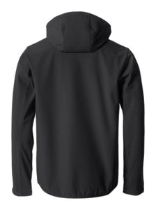 Veste publicitaire à capuche 3 couches | Basic Softshell Black