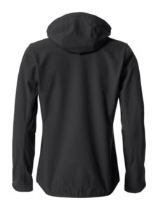 Veste publicitaire femme à capuche | Basic Softshell Ladies Black