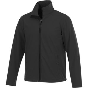 Veste publicitaire softshell White Label Homme Karmine Noir