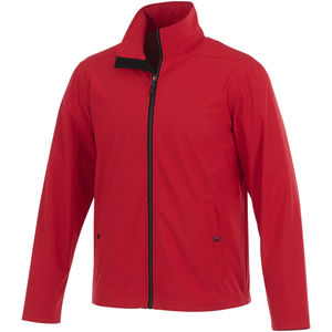 Veste publicitaire softshell White Label Homme Karmine Rouge