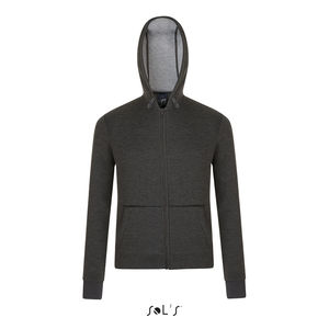 Veste personnalisée à capuche unisexe | Volt Anthracite chiné