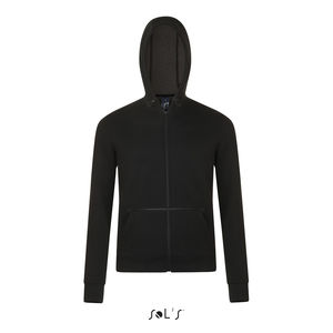 Veste personnalisée à capuche unisexe | Volt Noir