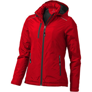 Veste publicitaire doublée polaire femme Smithers Rouge