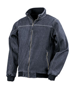 Veste softshell denim lavé personnalisée | Softshell Denim Washed Blue